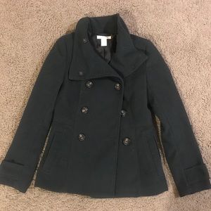 Dark Green Pea Coat